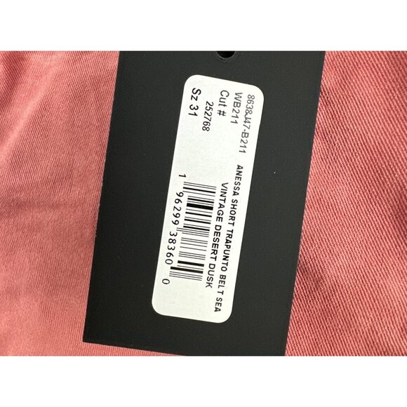 Women’s Paige Anessa Jean Shorts Dusty Pink Size 31 - Picture 3 of 4